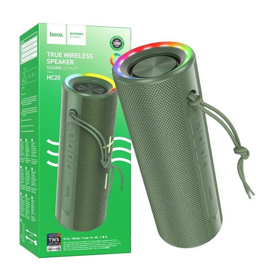 Hoco Wireless Speaker HC20 Luster Sports Spruce Green